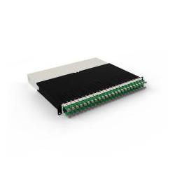 Patchbox Patchbox.One 8RU STP Green Cat6A Cable Management System, Includes 24x 8RU Green Casettes, 3x Patchcatch Pairs & 1x /Dev/Mount Pair PONEX8STPGR