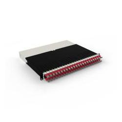 Patchbox Patchbox.One 8RU STP Red Cat6A Cable Management System, Includes 24x 8RU Red Casettes, 3x Patchcatch Pairs & 1x /Dev/Mount Pair PONEX8STPRD