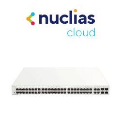 D-Link DBS-2000, 48-Port PoE Nuclias Cloud-Managed Switch with 48 BASE-T PoE and 4 x 1000 Mbps Combo SFP Ports DBS-2000-52MP D-Link DBS-2000, 48-Port PoE Nuclias Cloud-Managed Switch with 48 BASE-T PoE and 4 x 1000 Mbps Combo SFP Ports DBS-2000-52MP