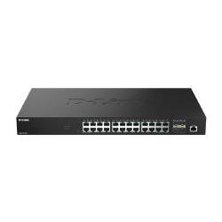 D-Link DMS-1250-28, 24-Port Multi-Gigabit Smart Managed Switch with 24 (2.5G) LAN and 4 (10G) SFP+ Ports DMS-1250-28 D-Link DMS-1250-28, 24-Port Multi-Gigabit Smart Managed Switch with 24 (2.5G) LAN and 4 (10G) SFP+ Ports DMS-1250-28