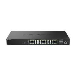 D-Link DMS-1250-28P, 28-Port Multi-Gigabit Smart Managed PoE++ Switch with 24 (2.5G) 90W PoE++ and 2 (10G) SFP+ Ports DMS-1250-28P