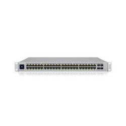 Ubiquiti USW-PRO-48-POE Unifi 48-Port PoE Switch, 8x PoE++ Ports, 40x PoE+ Ports & 4x SFP Ports, 600w PoE Budget, 1U Rackmountable USW-PRO-48-POE