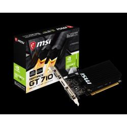 MSI Geforce GT710 2GB GDDR3 PCI-E, HDMI / DL-DVI-D / D-Sub, Low Profile Single PCI Slot (GT 710 2GD3H LP)