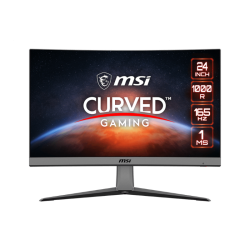 MSI 23.6 Curved gaming Monitor Rapid Boost (165Hz + 1ms) AMD FreeSync Frameless design 178 deg wide view angle MAG ARTYMIS 242C