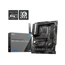 MSI PRO Z690-A WIFI DDR4 Motherboard Supports 12th Gen Intel Core, Pentium Gold and Celeron processors for LGA 1700 socket
