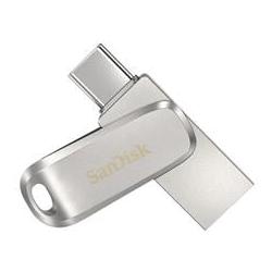 SanDisk Ultra Dual Drive Luxe USB Type-CTM Flash Drive, USB3.1/Type C Reversible Connector, Swivel Design, Type-C Enabled Devices, 5Y SDDDC4-1T00-G46