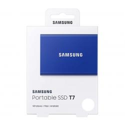 Samsung T7 2TB Portable SSD USB 3.2 External Solid State Drive Indigo Blue, Up To 1050 MB/s, USB 3.2 Gen 2