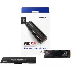 Samsung 2TB 980 PRO SSD with Heatsink PCIe Gen 4 NVMe M.2 SSD, PS5 Compatible, MZ-V8P2T0CW