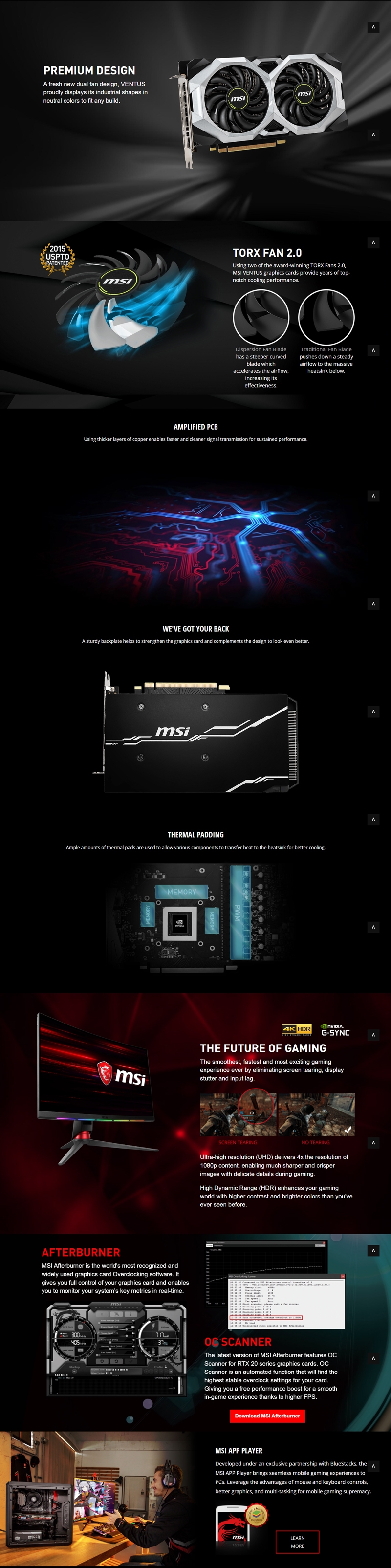Msi Geforce Rtx 60 Super Ventus Oc Graphics Card