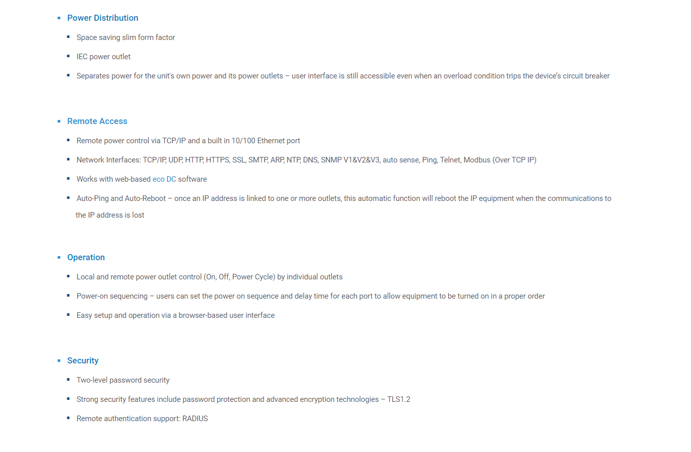 Product information