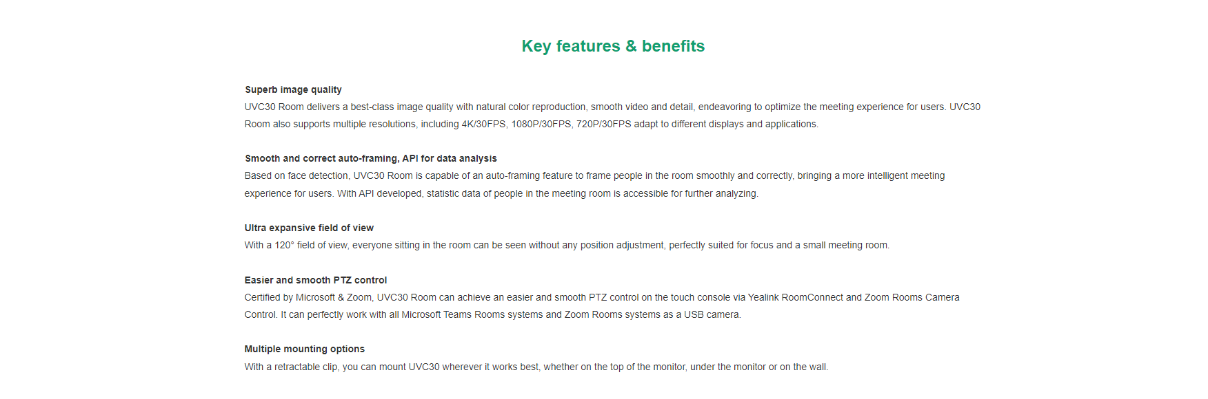 Product information