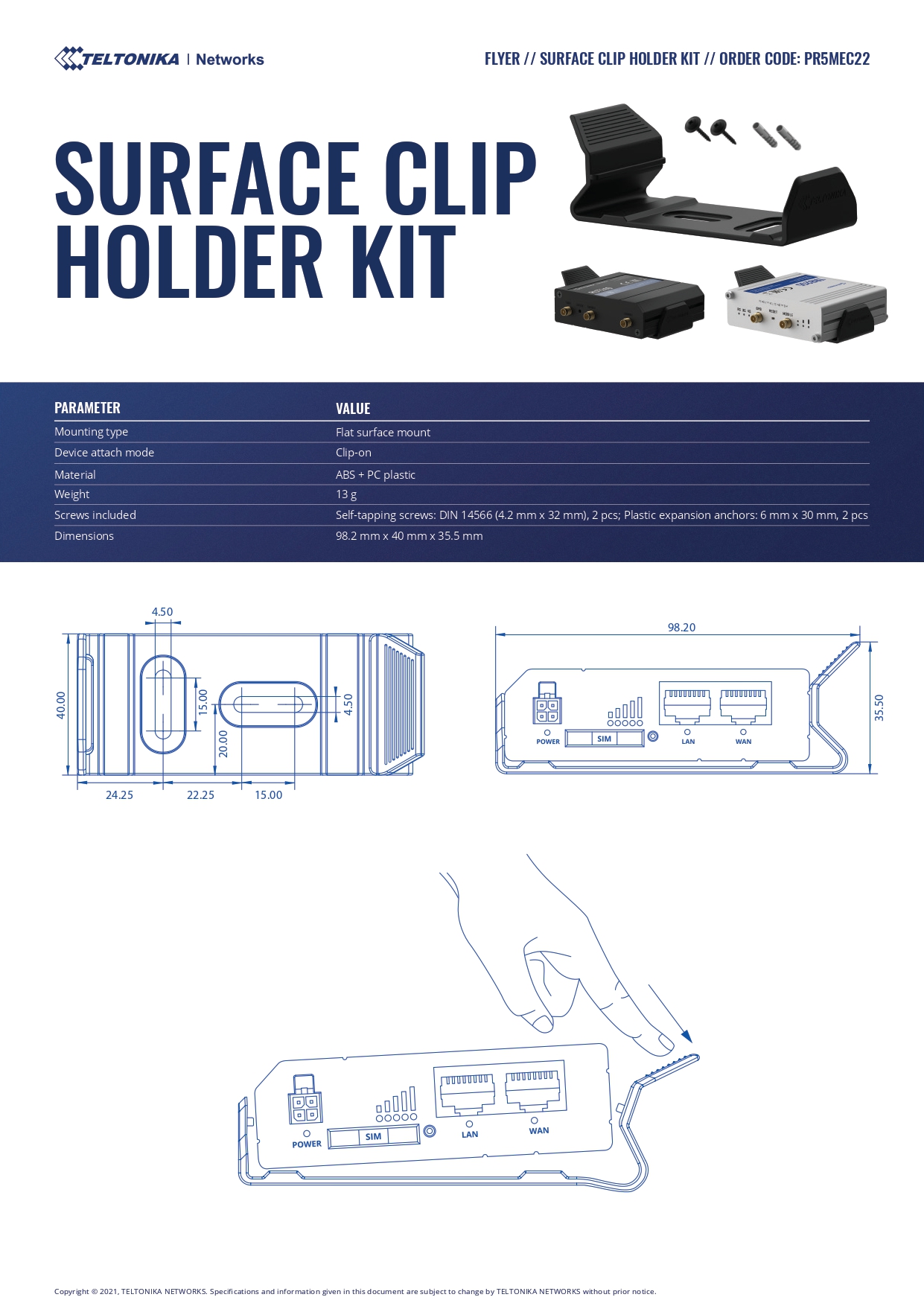 Product information