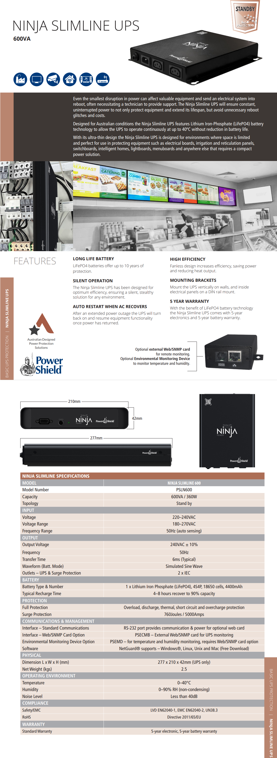 Product information
