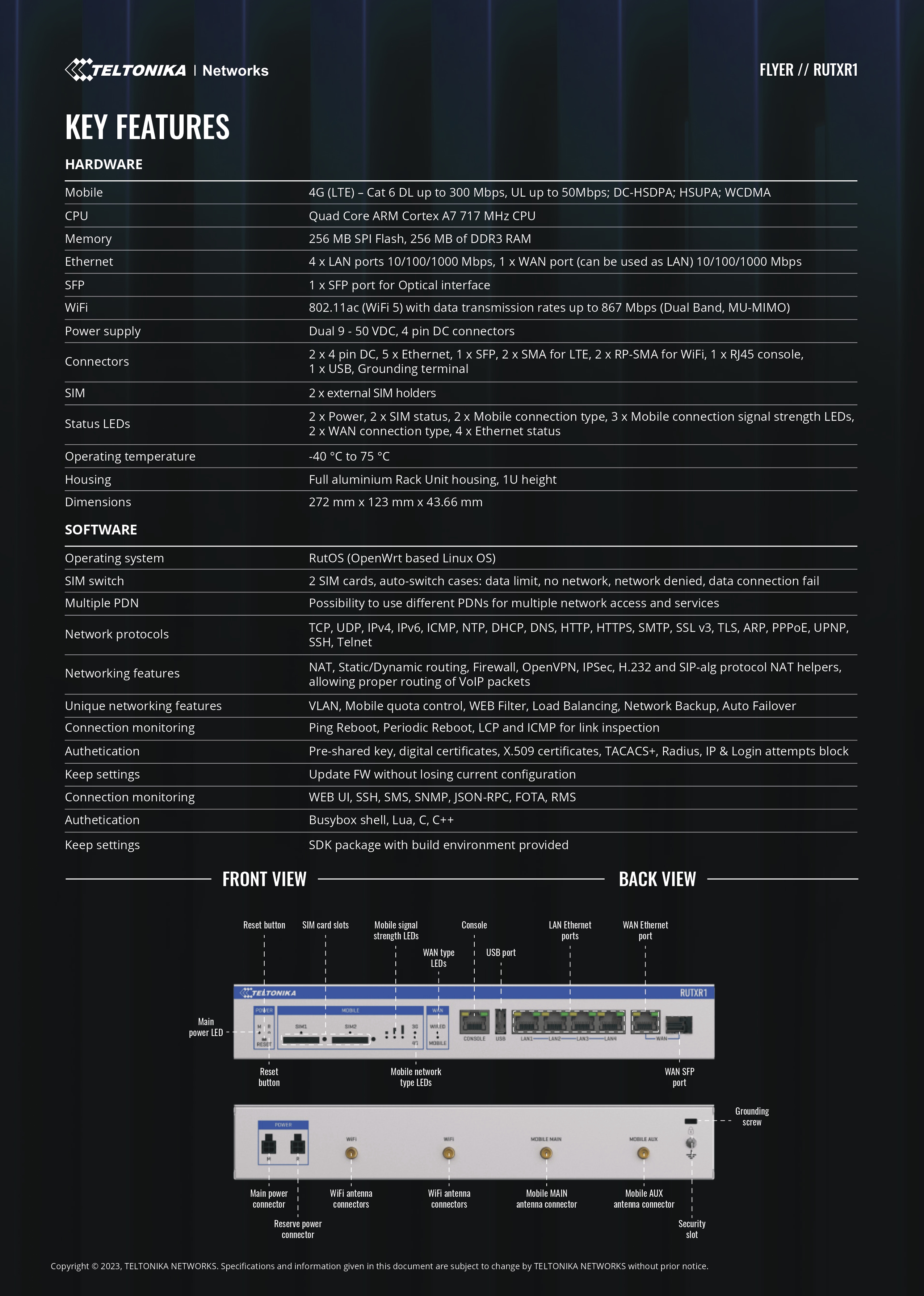 Product information