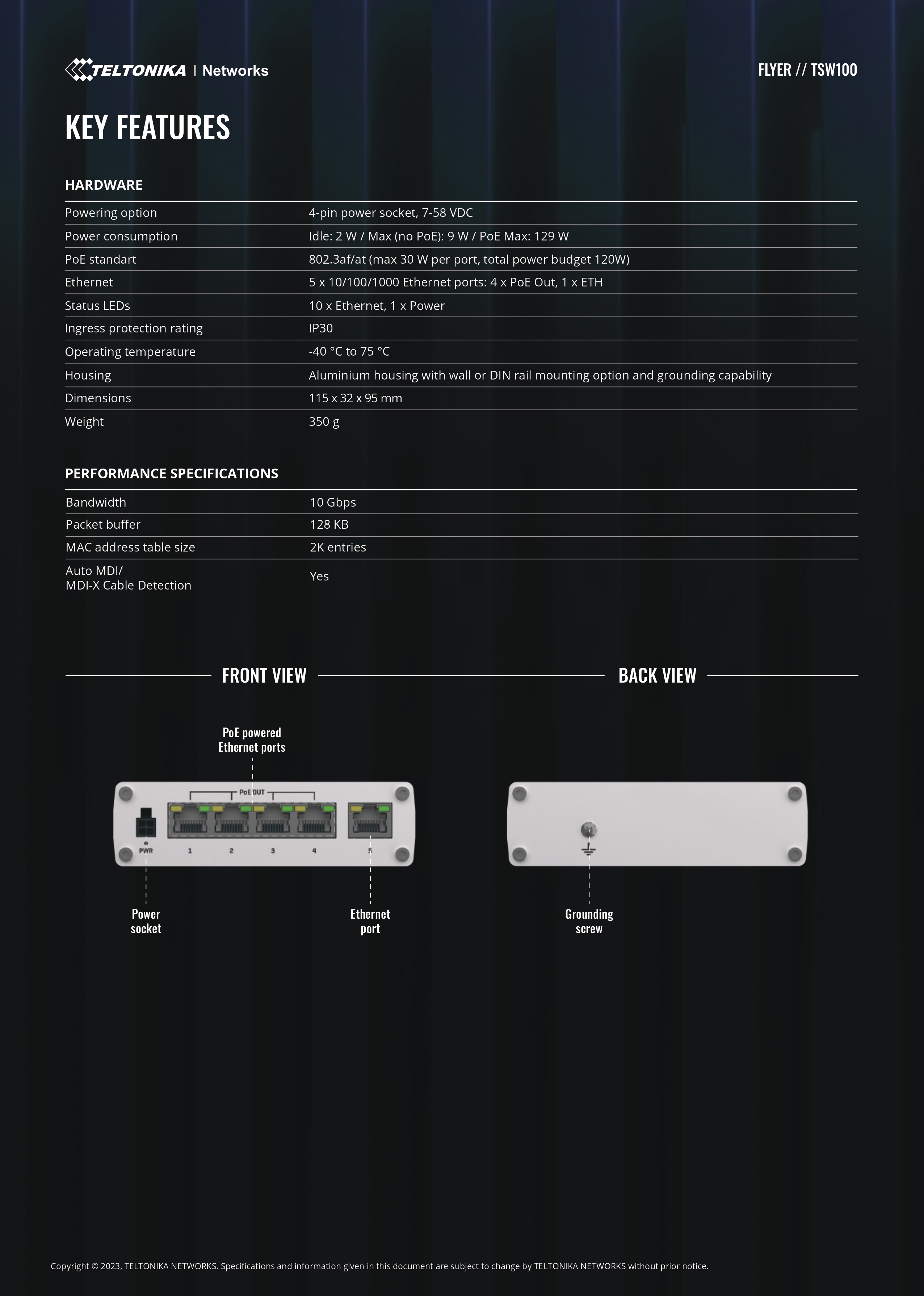 Product information
