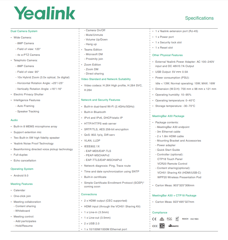 Product information