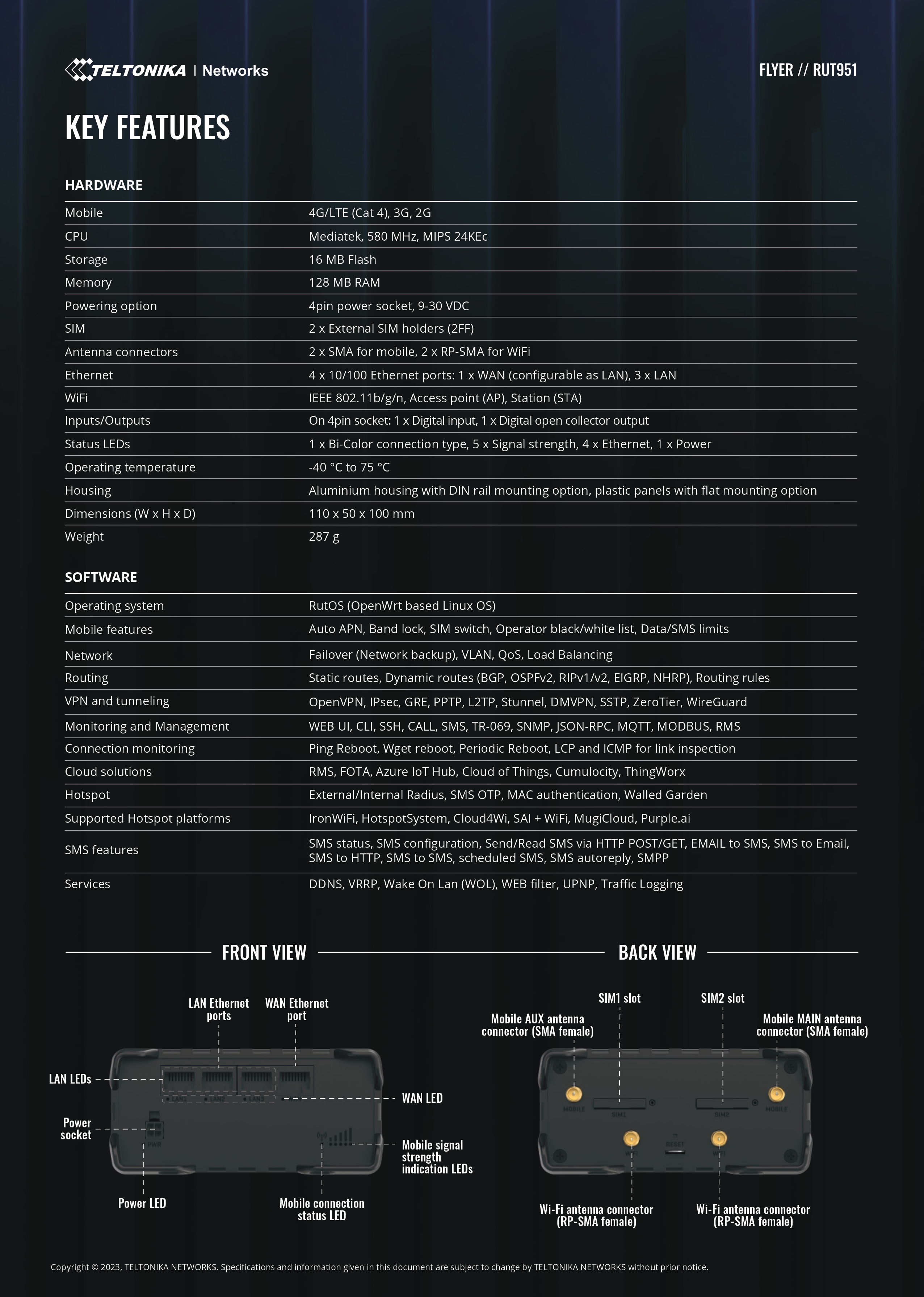 Product information