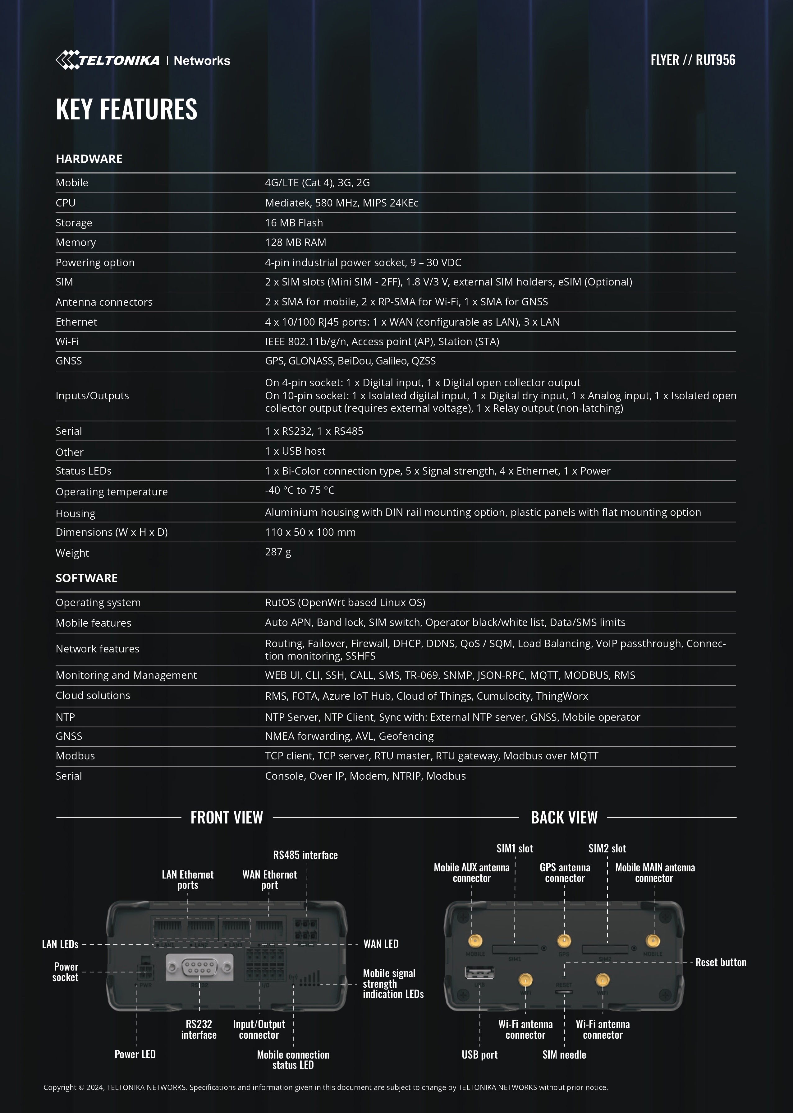 Product information