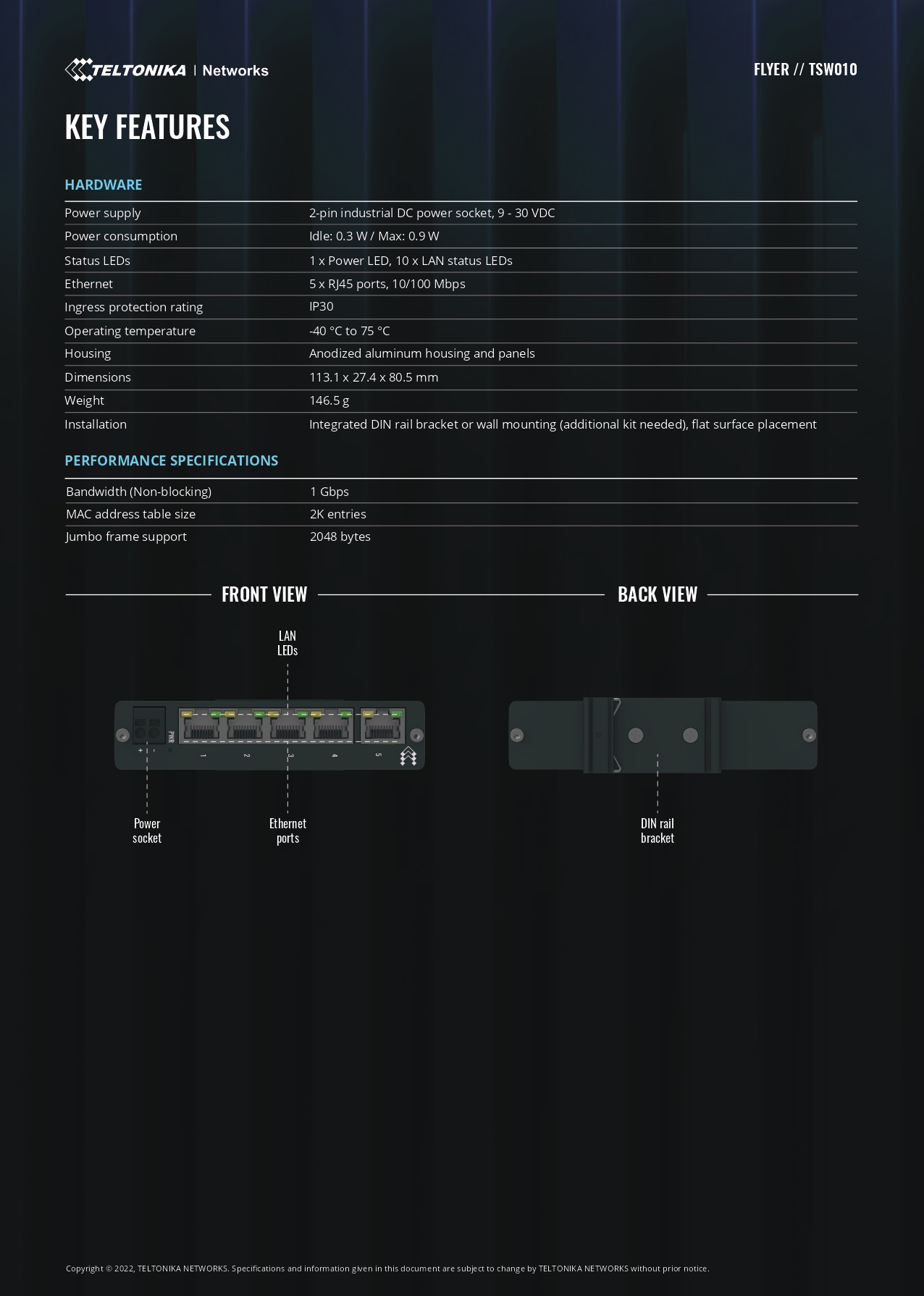 Product information