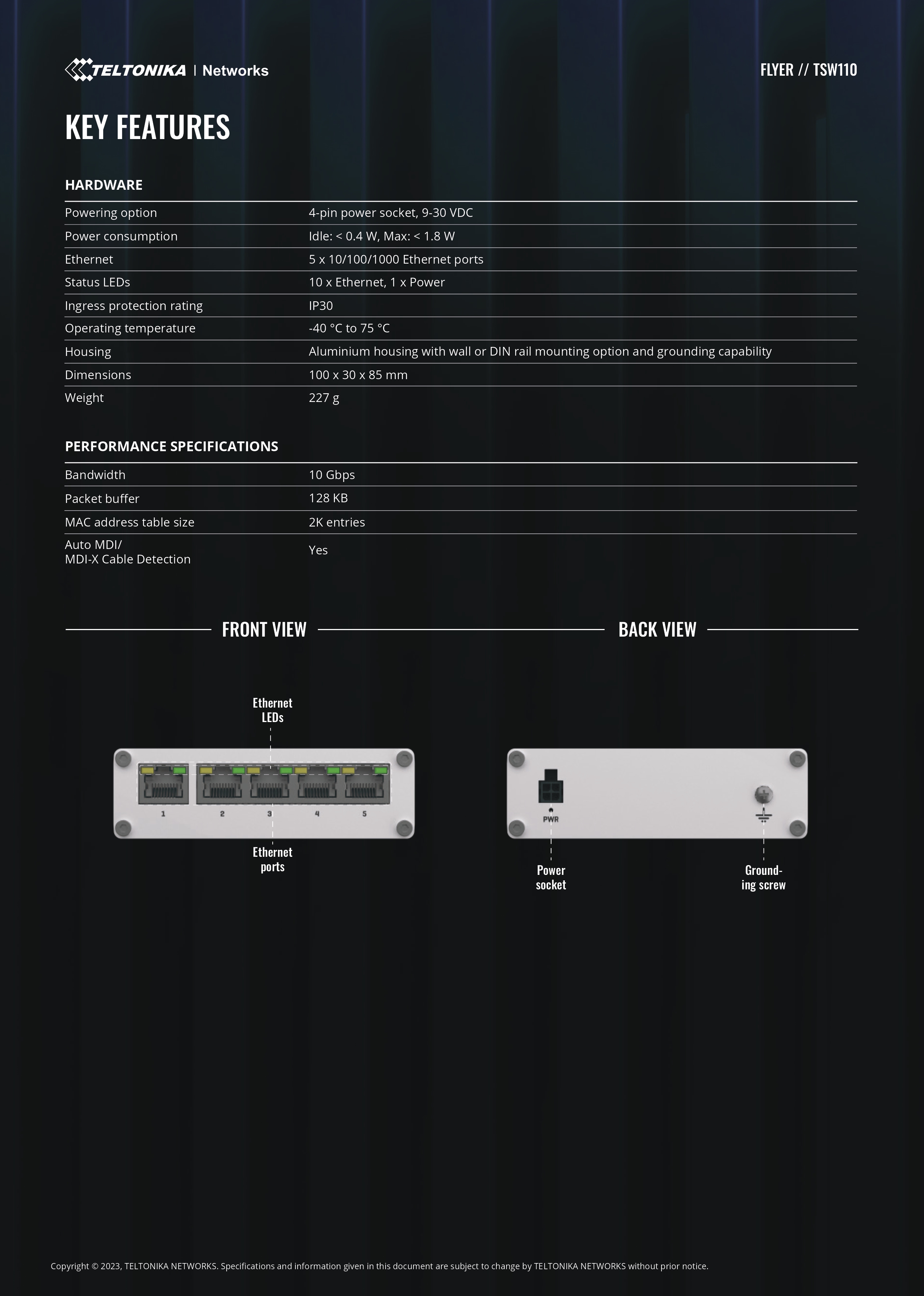Product information