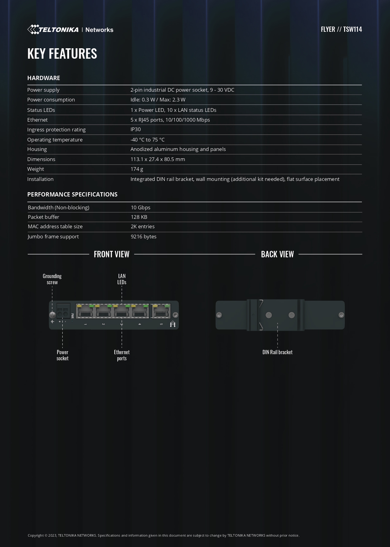 Product information