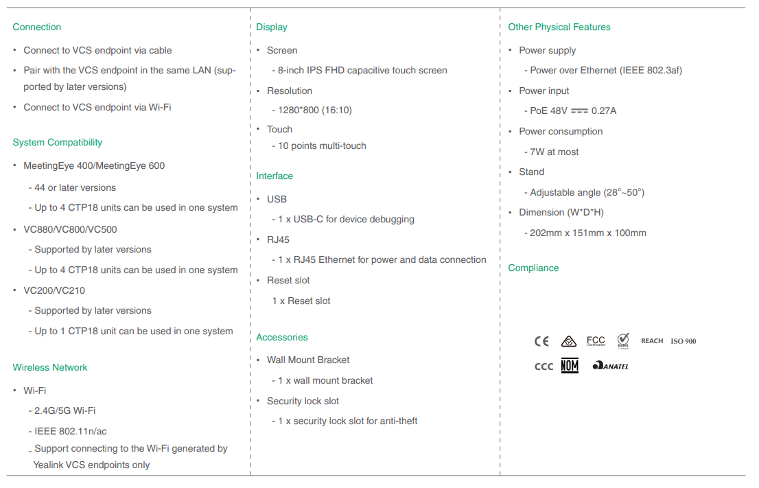Product information