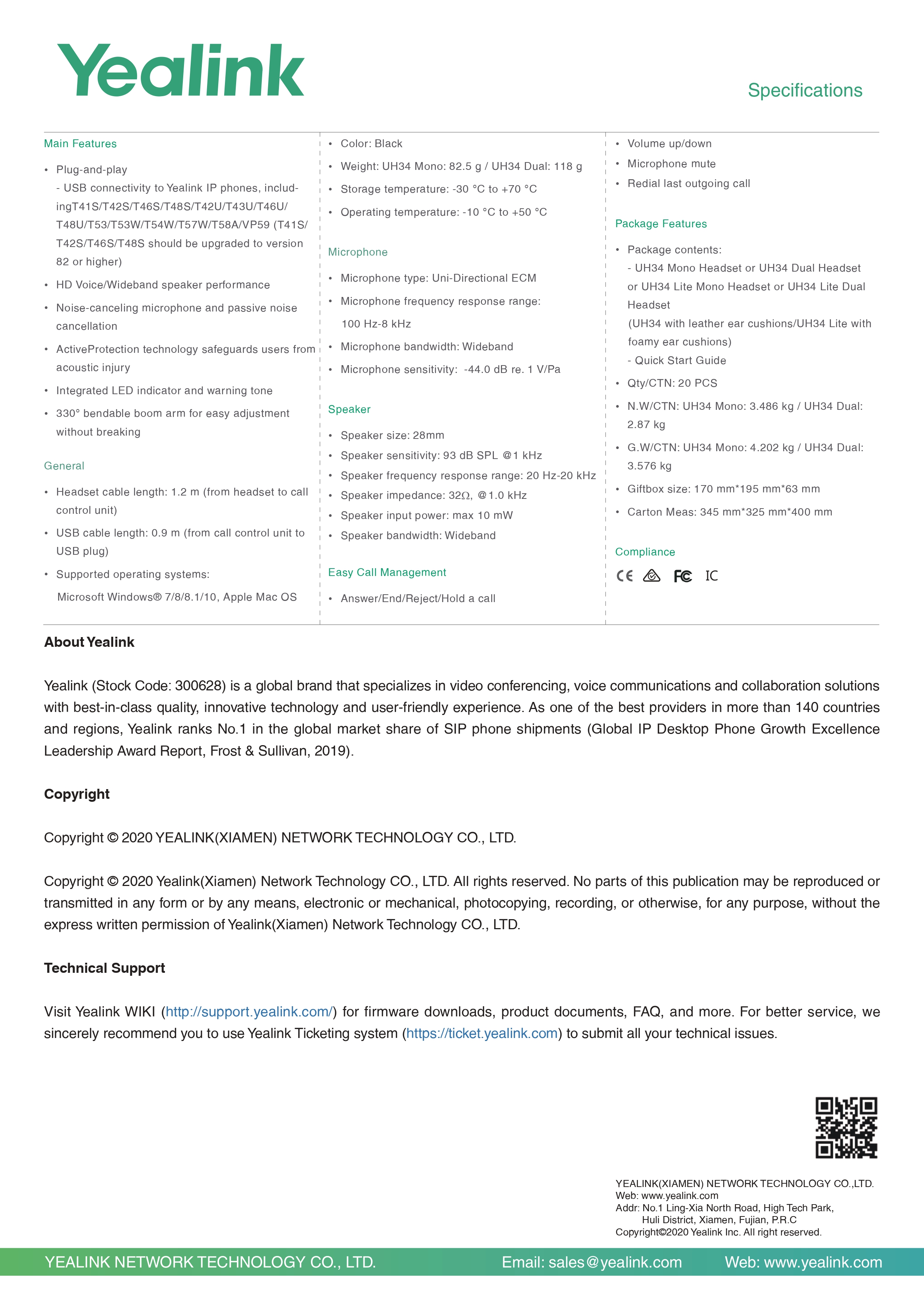 Product information