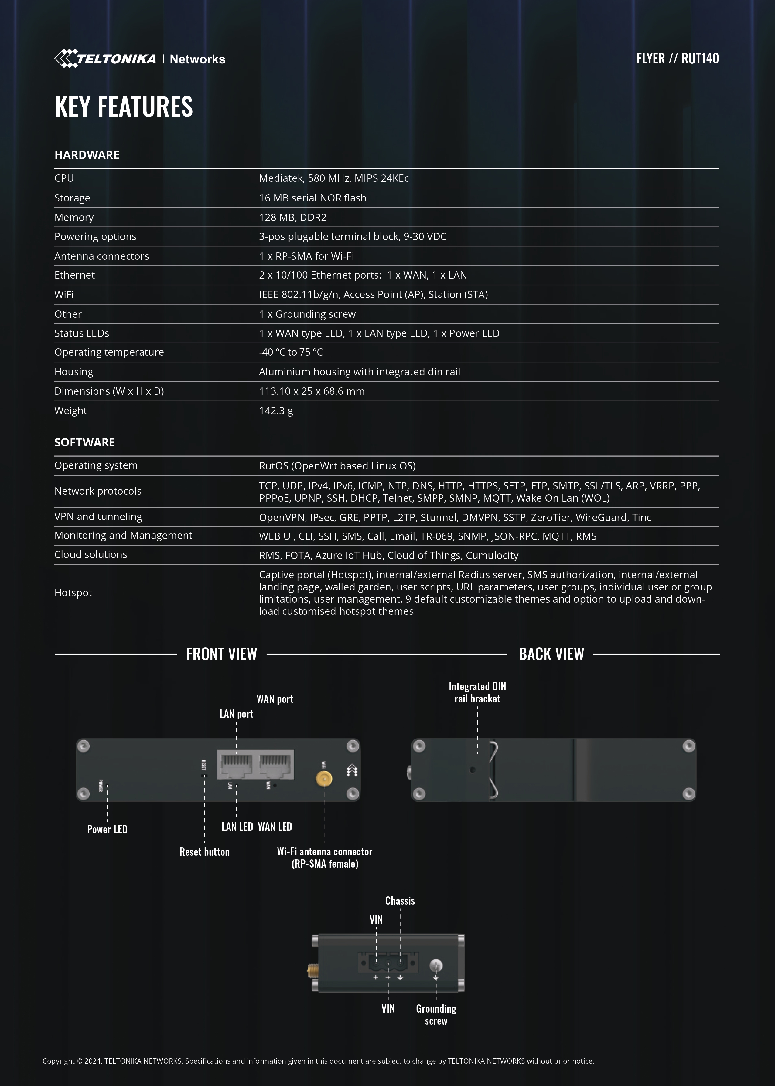 Product information
