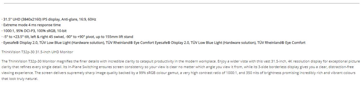 Product information