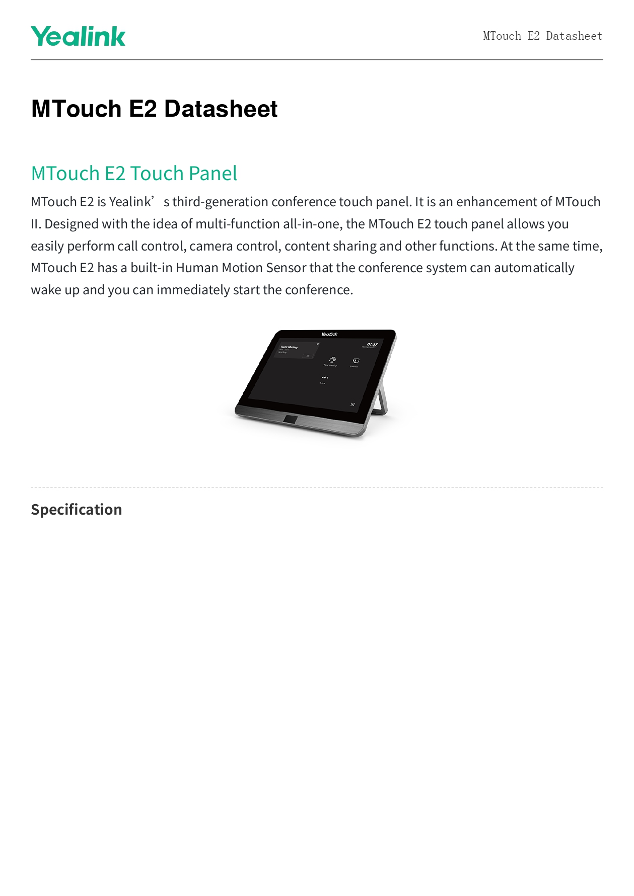 Product information