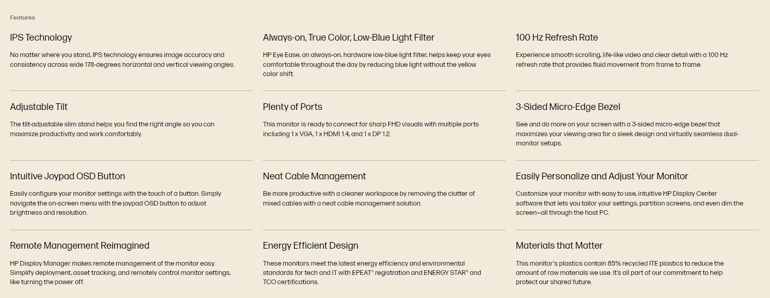 Product information