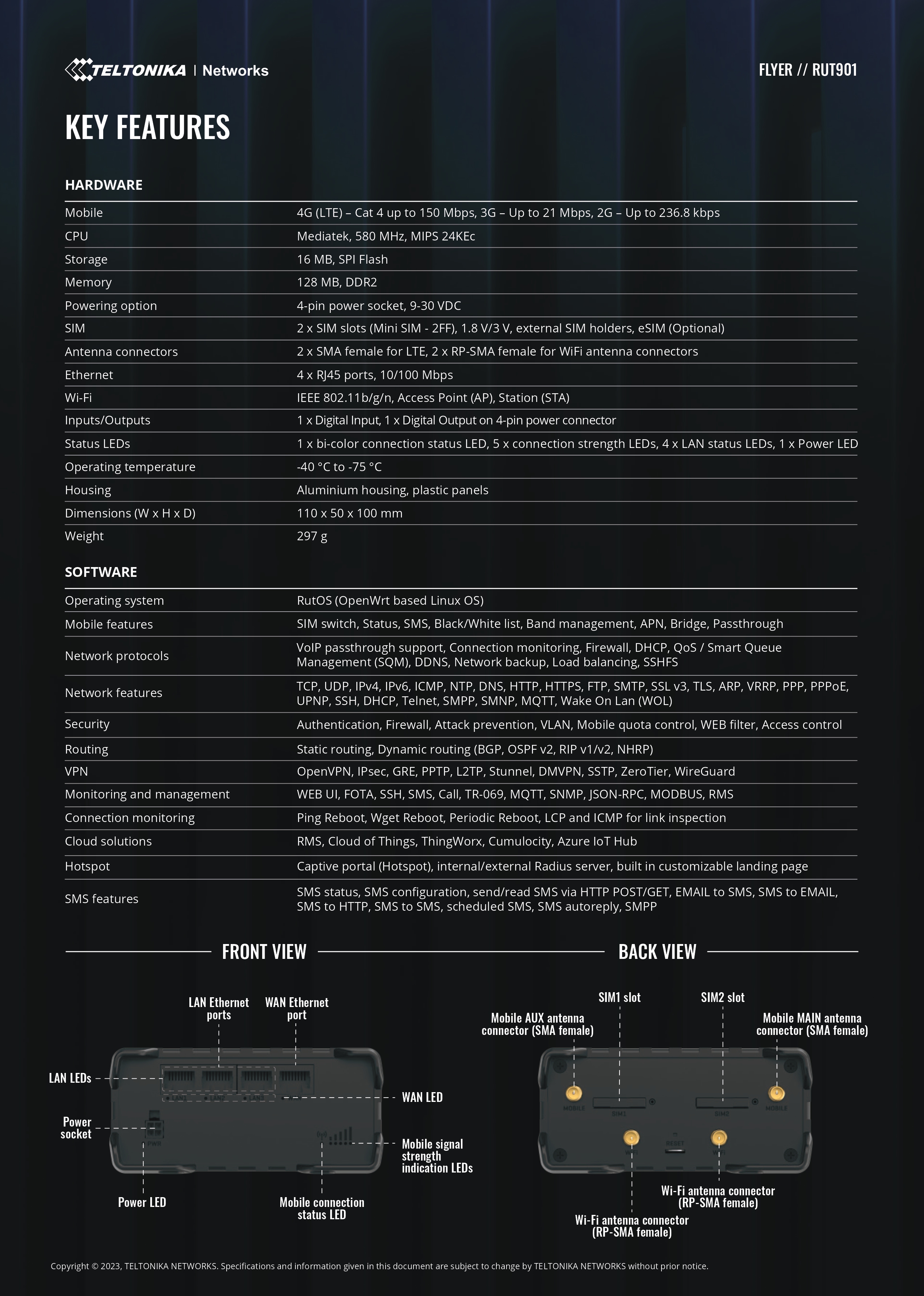Product information