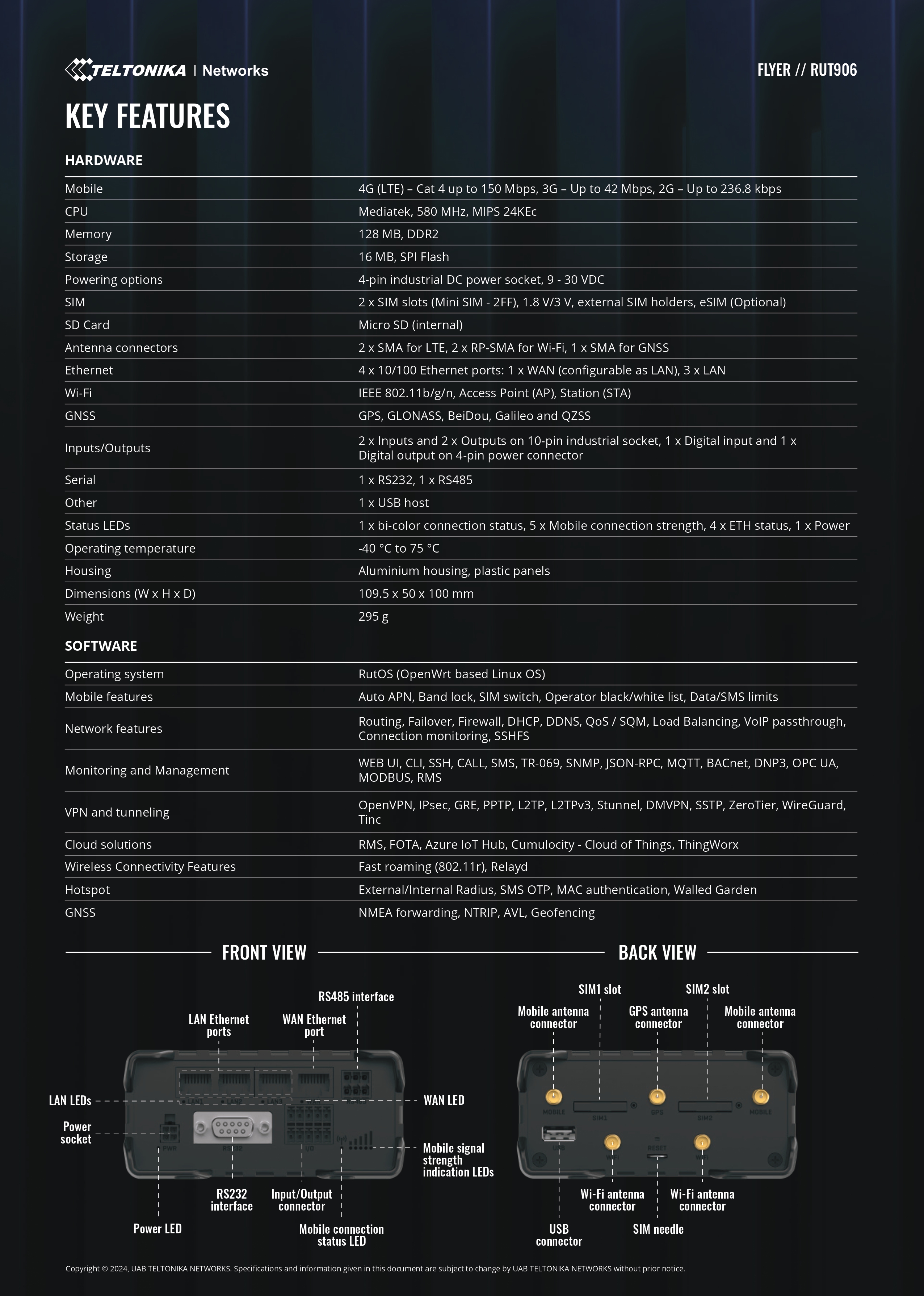 Product information
