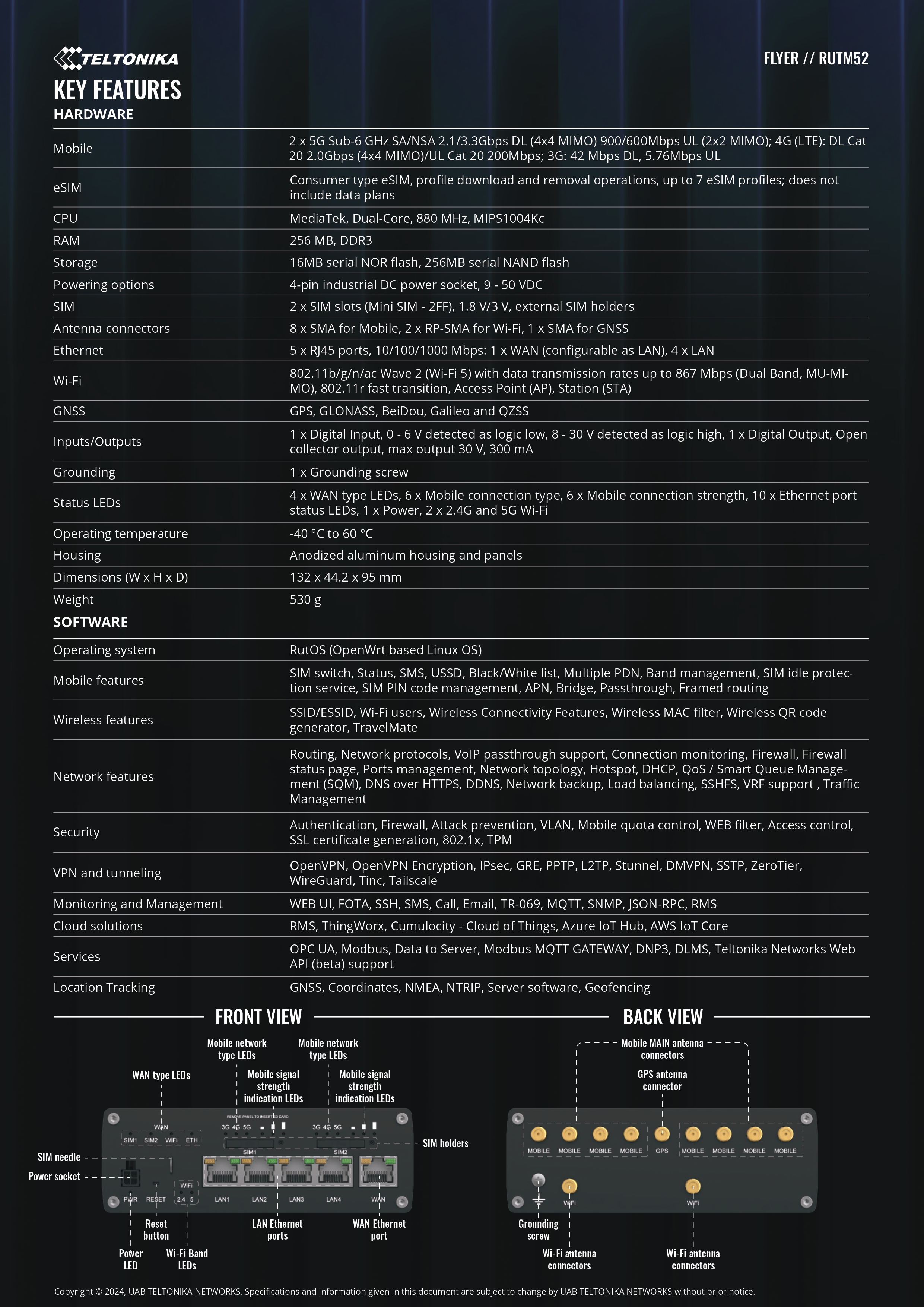 Product information