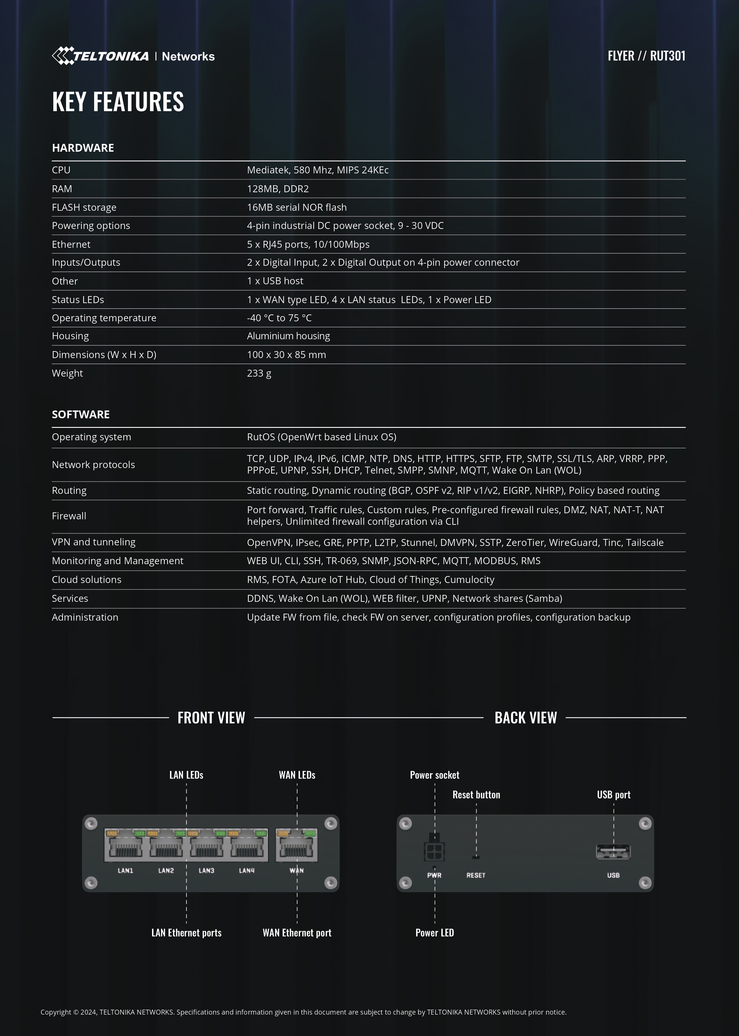 Product information