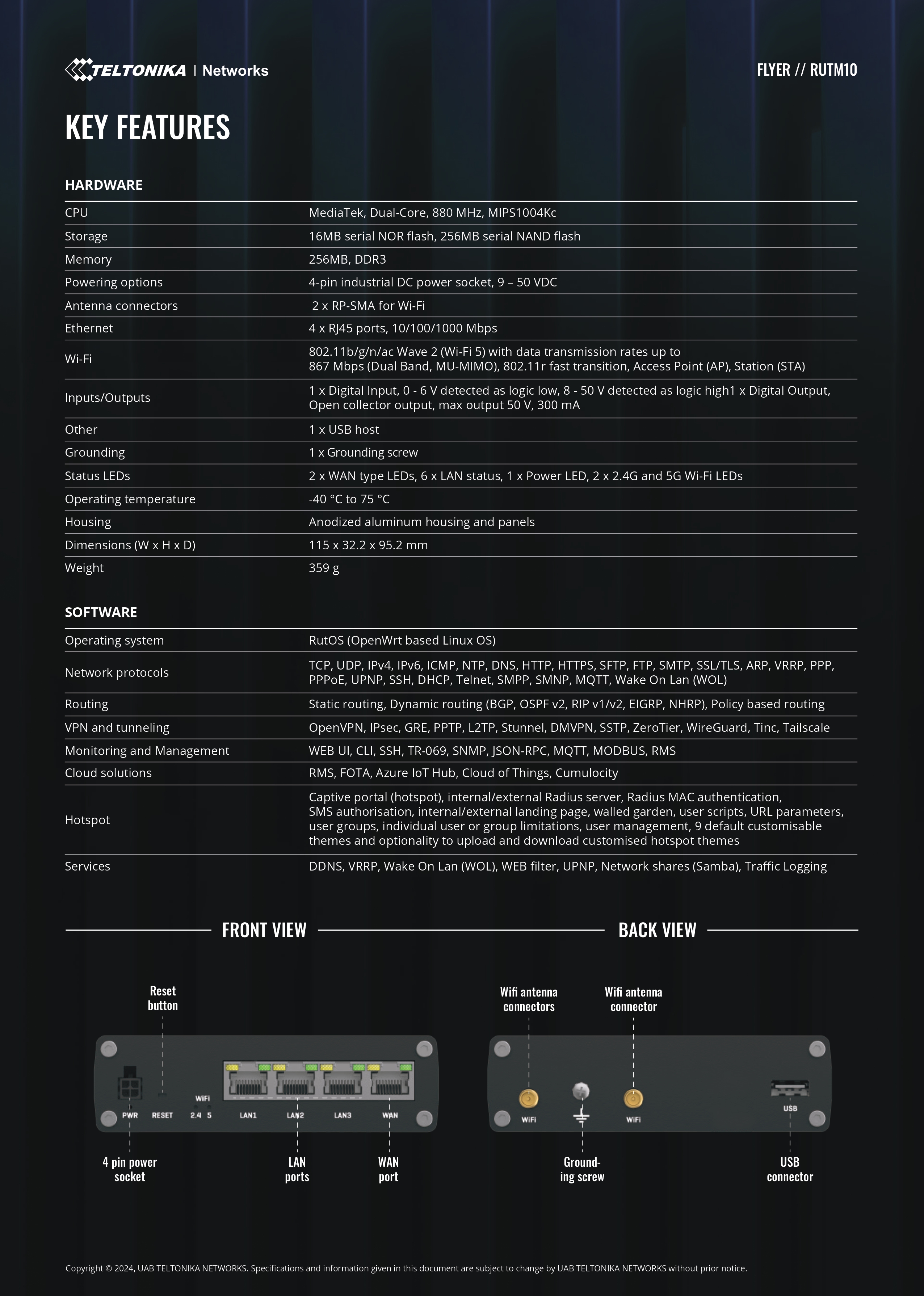 Product information