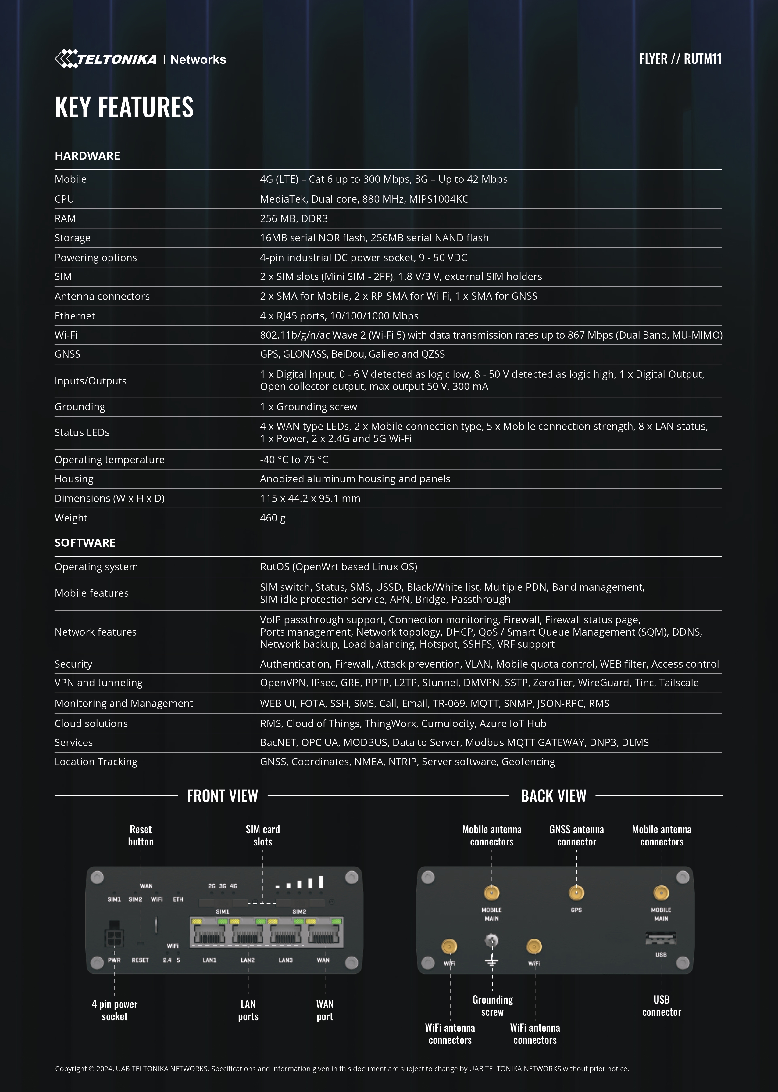 Product information
