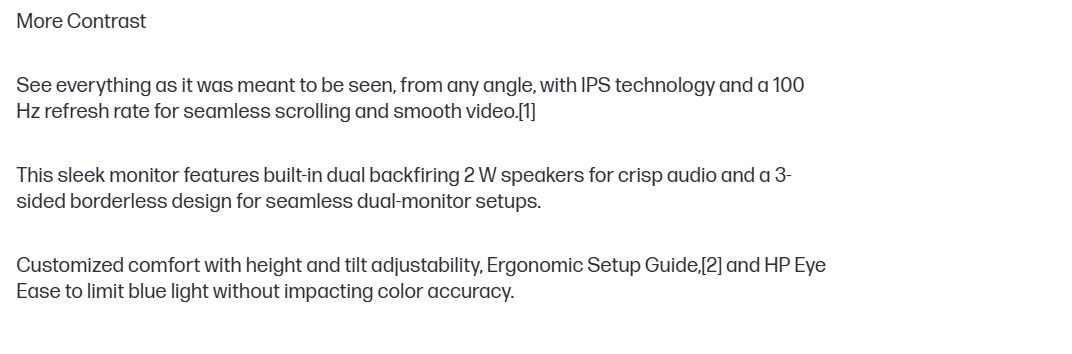 Product information