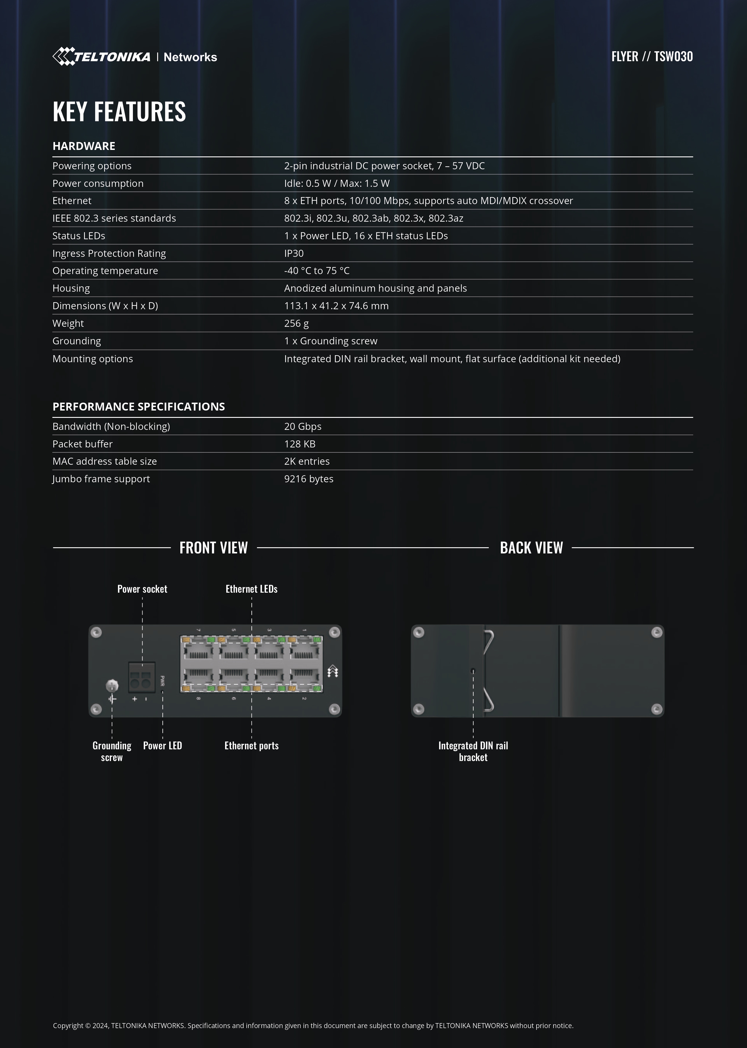 Product information