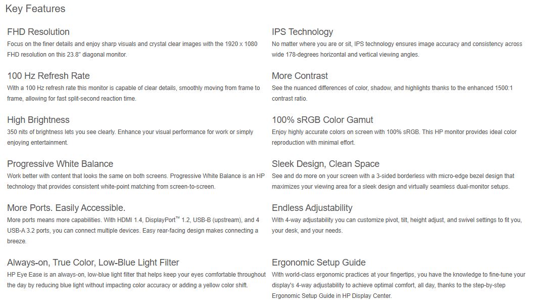 Product information