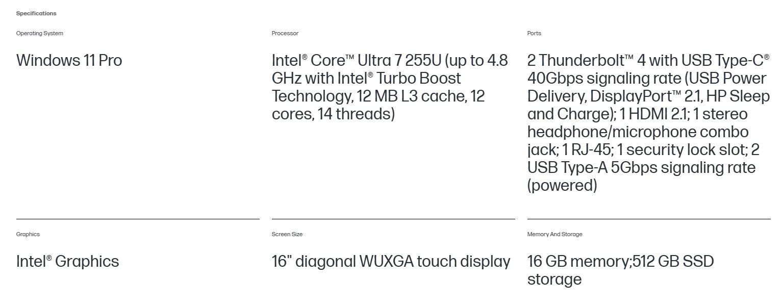 Product information
