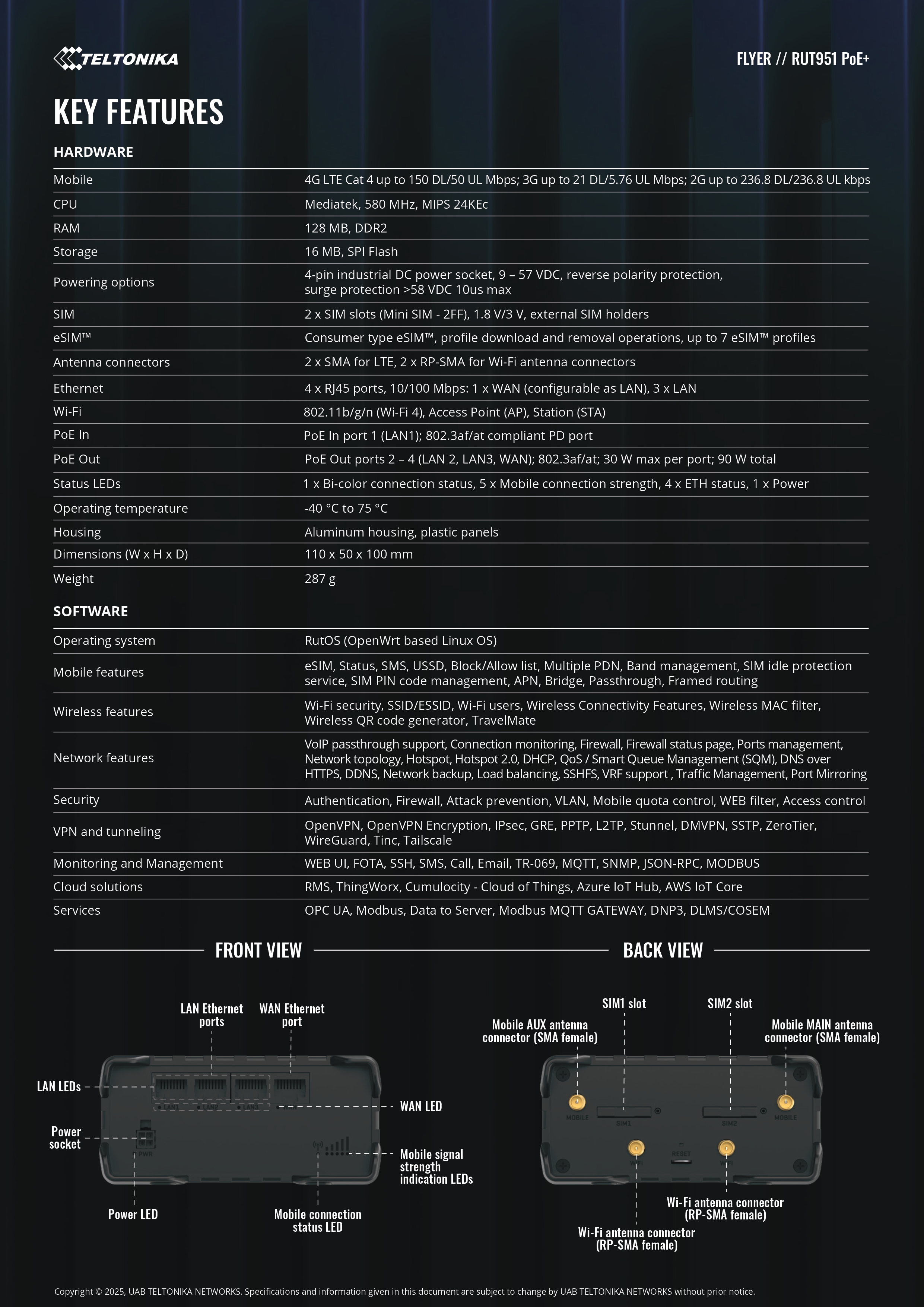 Product information