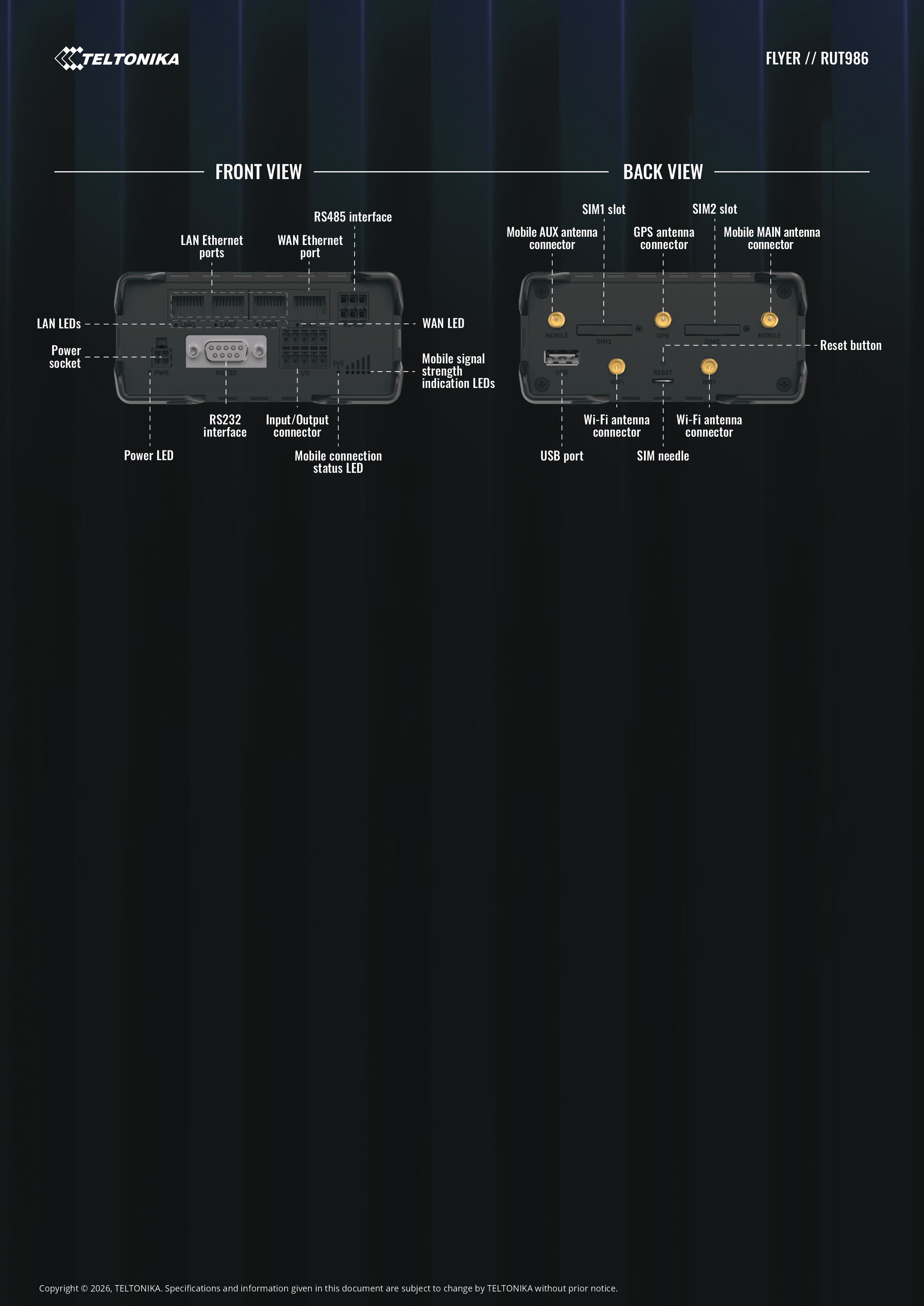 Product information
