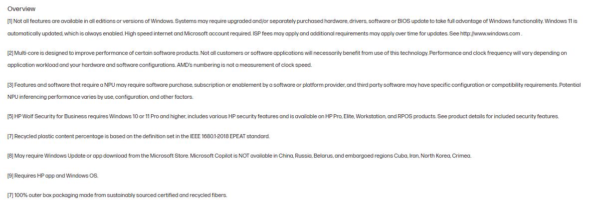 Product information