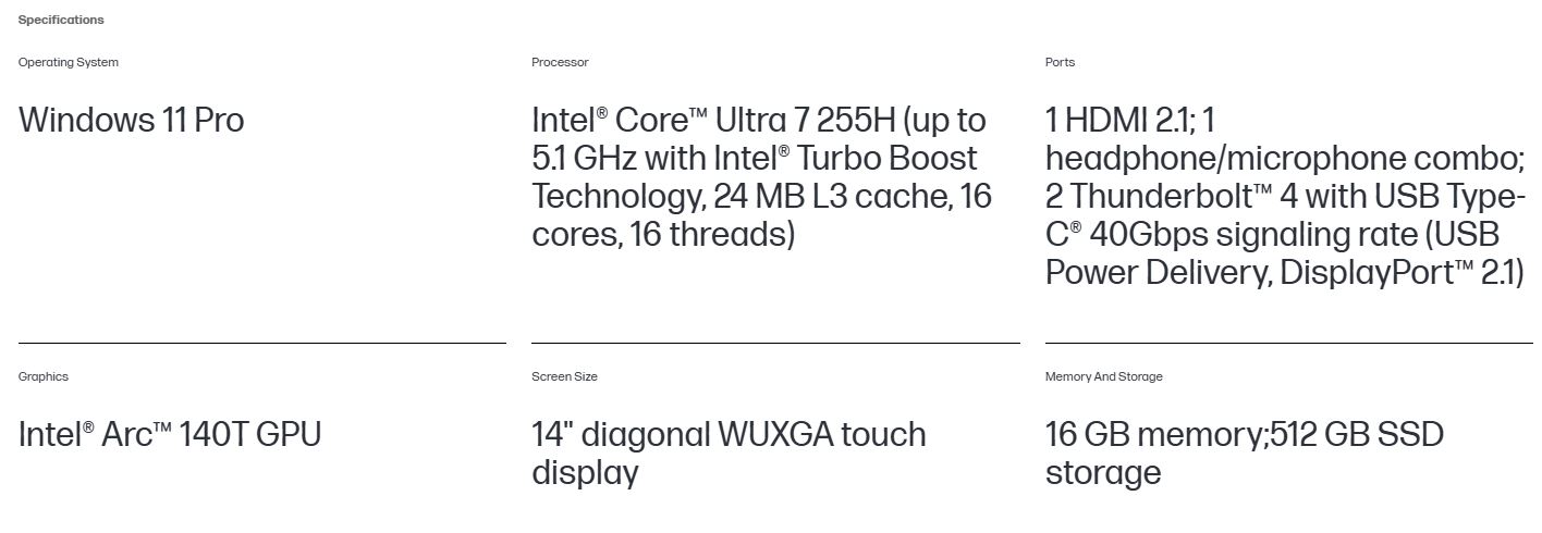 Product information