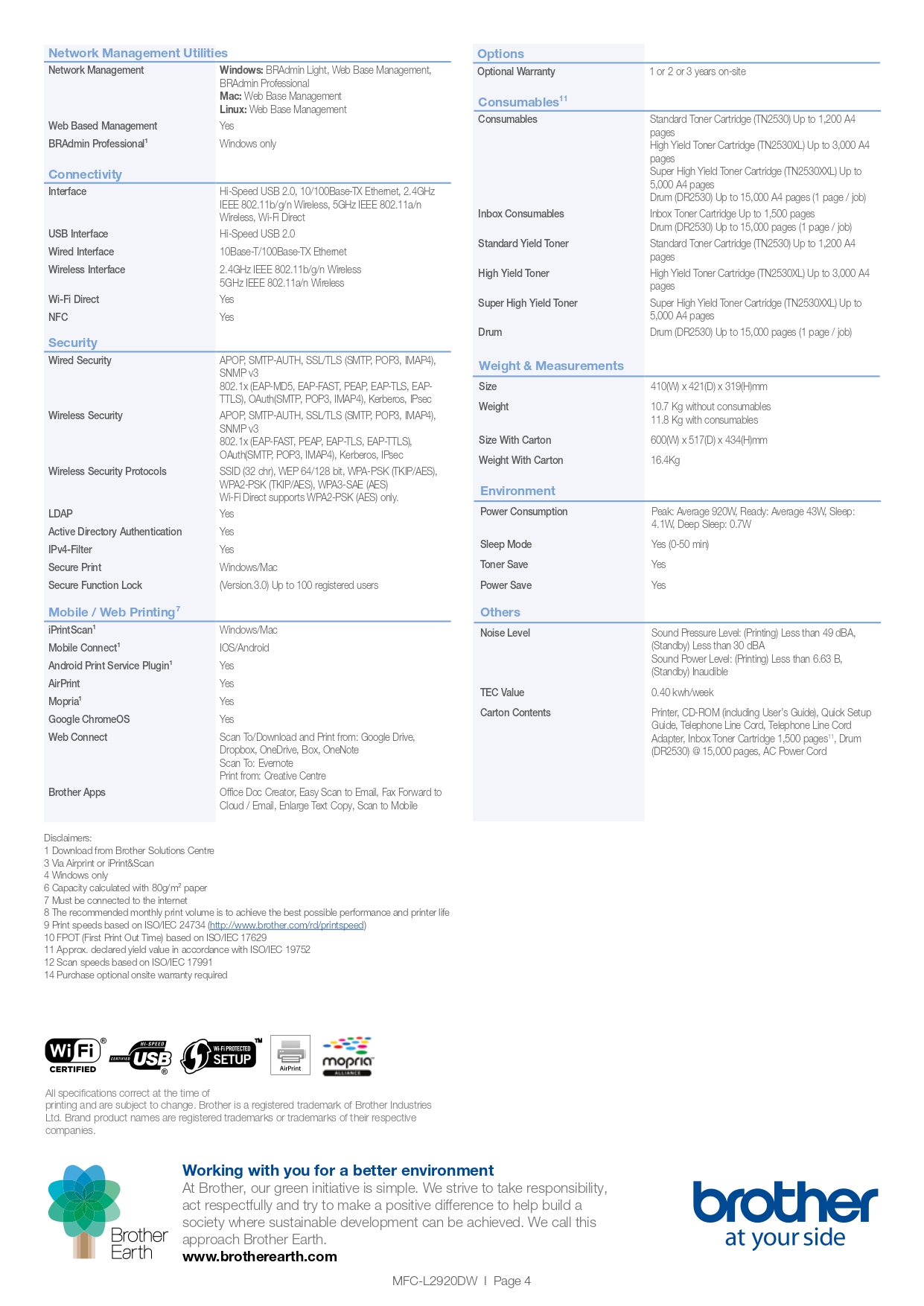 Product information