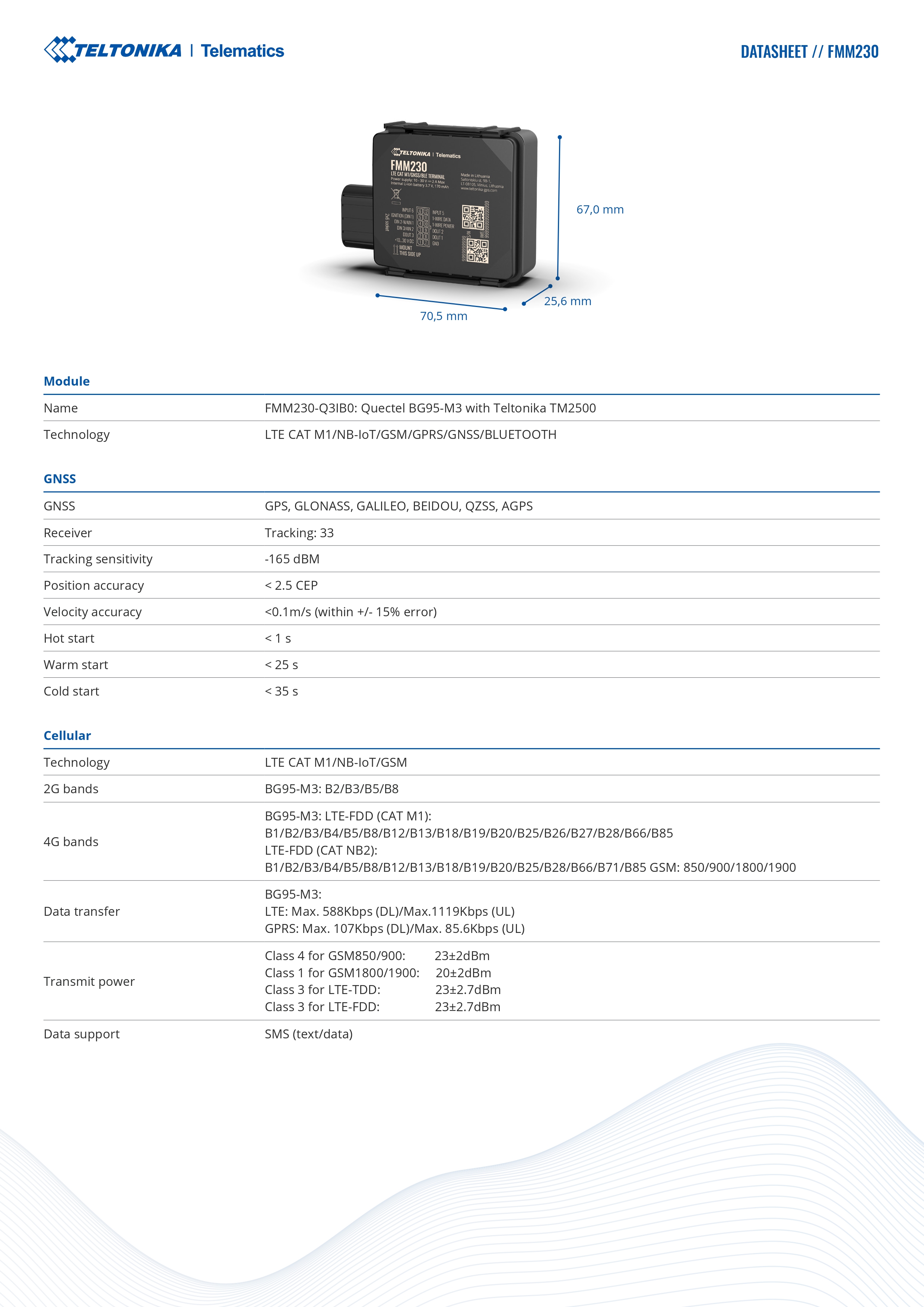 Product information